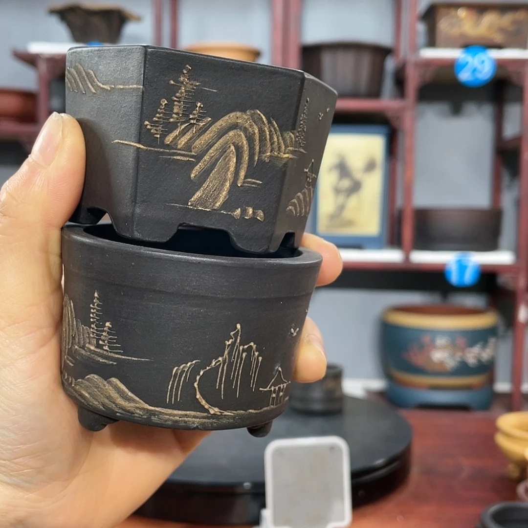 【闪购商品】紫砂花盆紫砂花盆