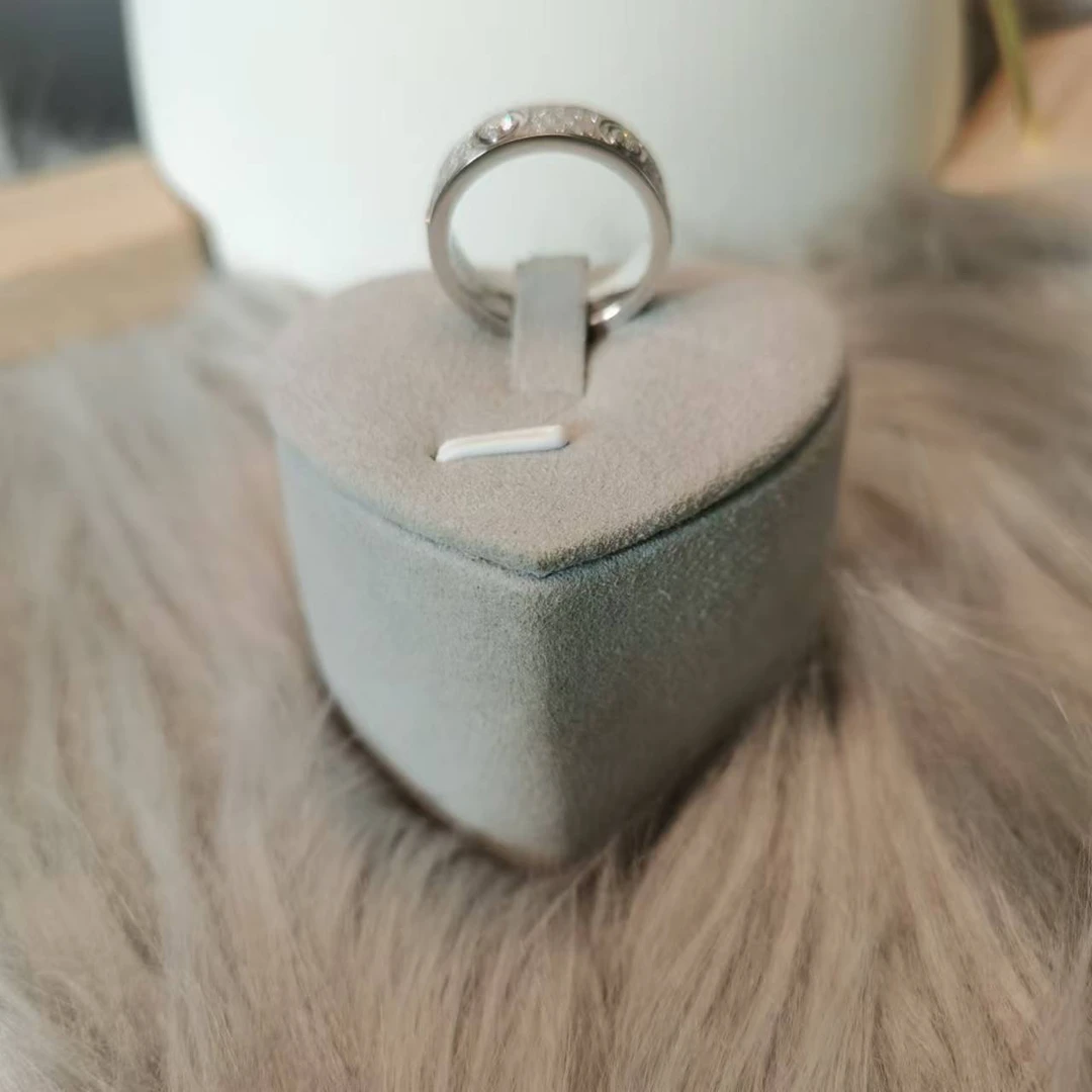 带包装 【樱桃珠宝】满天星3圈宽板戒指