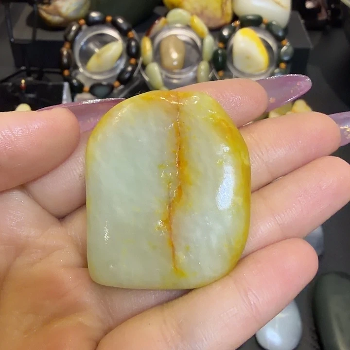 和田玉未镶嵌挂件4