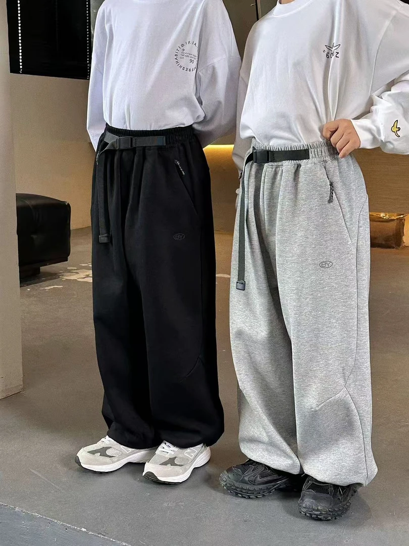 2025秋季新款中大童时尚百搭休闲裤针织卫裤99090