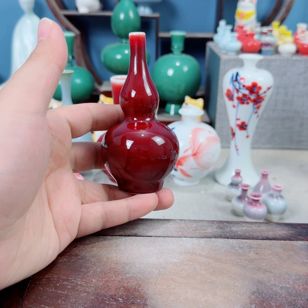 陶瓷手工小花器摆件