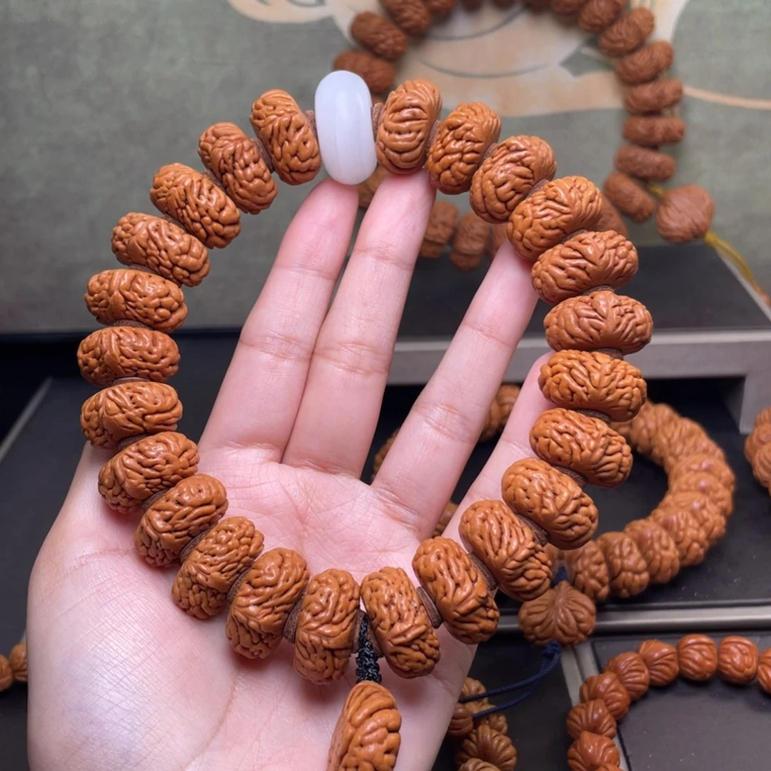 桃核吊坠22麒麟纹