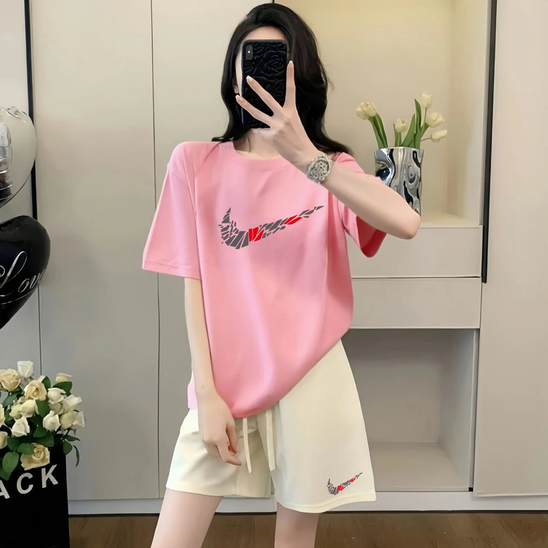 官方特许奥特莱斯旗舰店铺正品情侣高级感短袖上衣时尚短裤套装潮