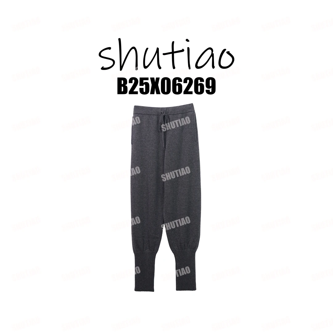 【SHUTIAO】2025冬季：康赛妮可机洗裤子B25X06269