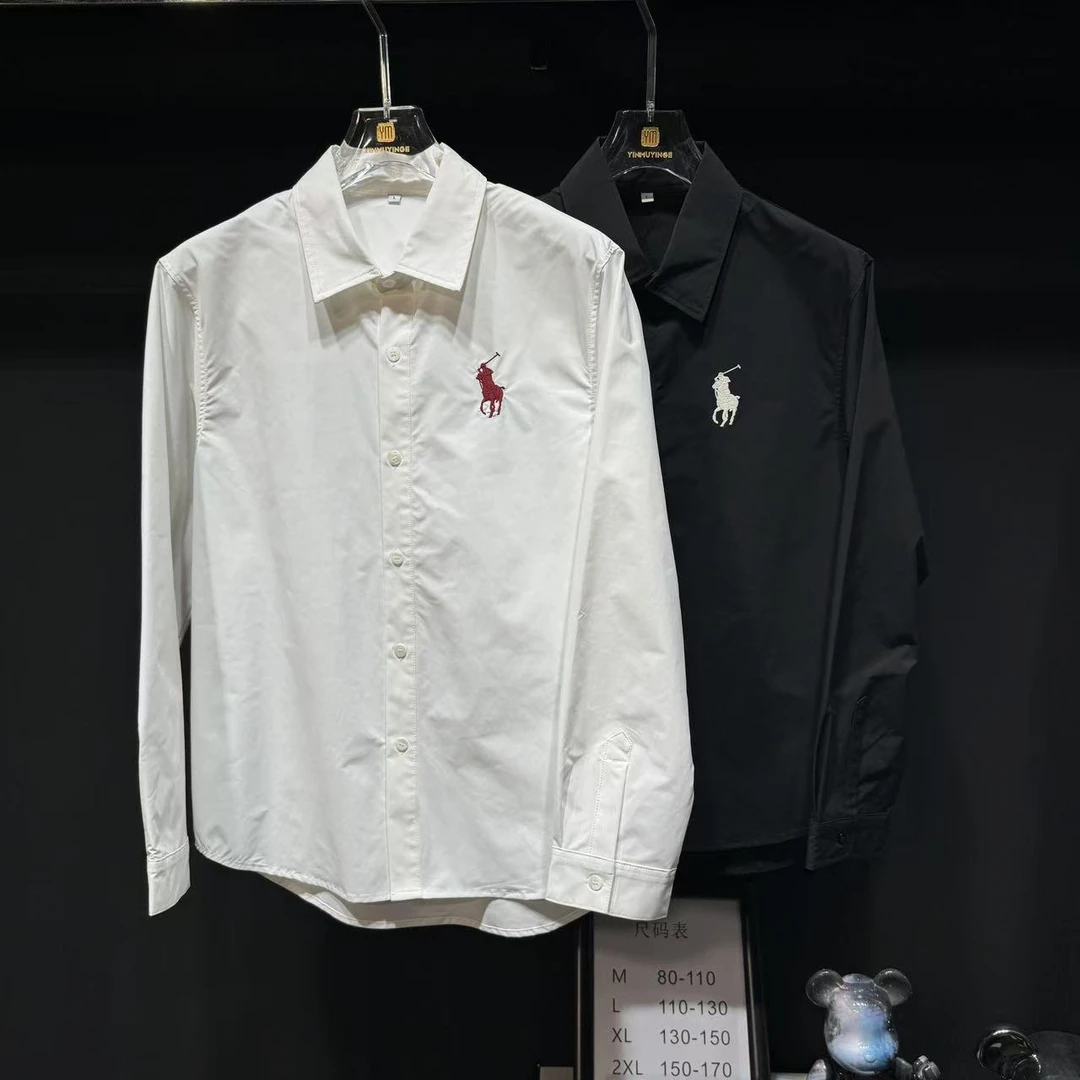 【涛涛-衬衫8169】秋季新款男士时尚百搭衬衫宽松潮流休闲