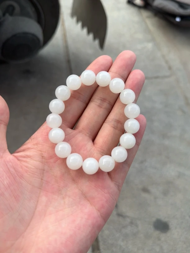 和田玉和田玉白玉手串