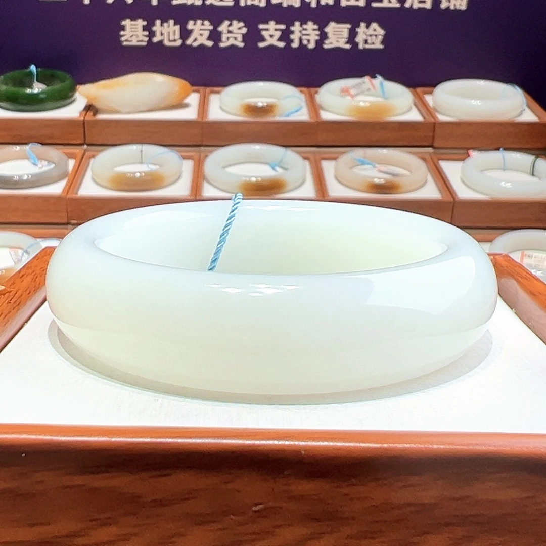 和田玉手镯 53 54未镶嵌