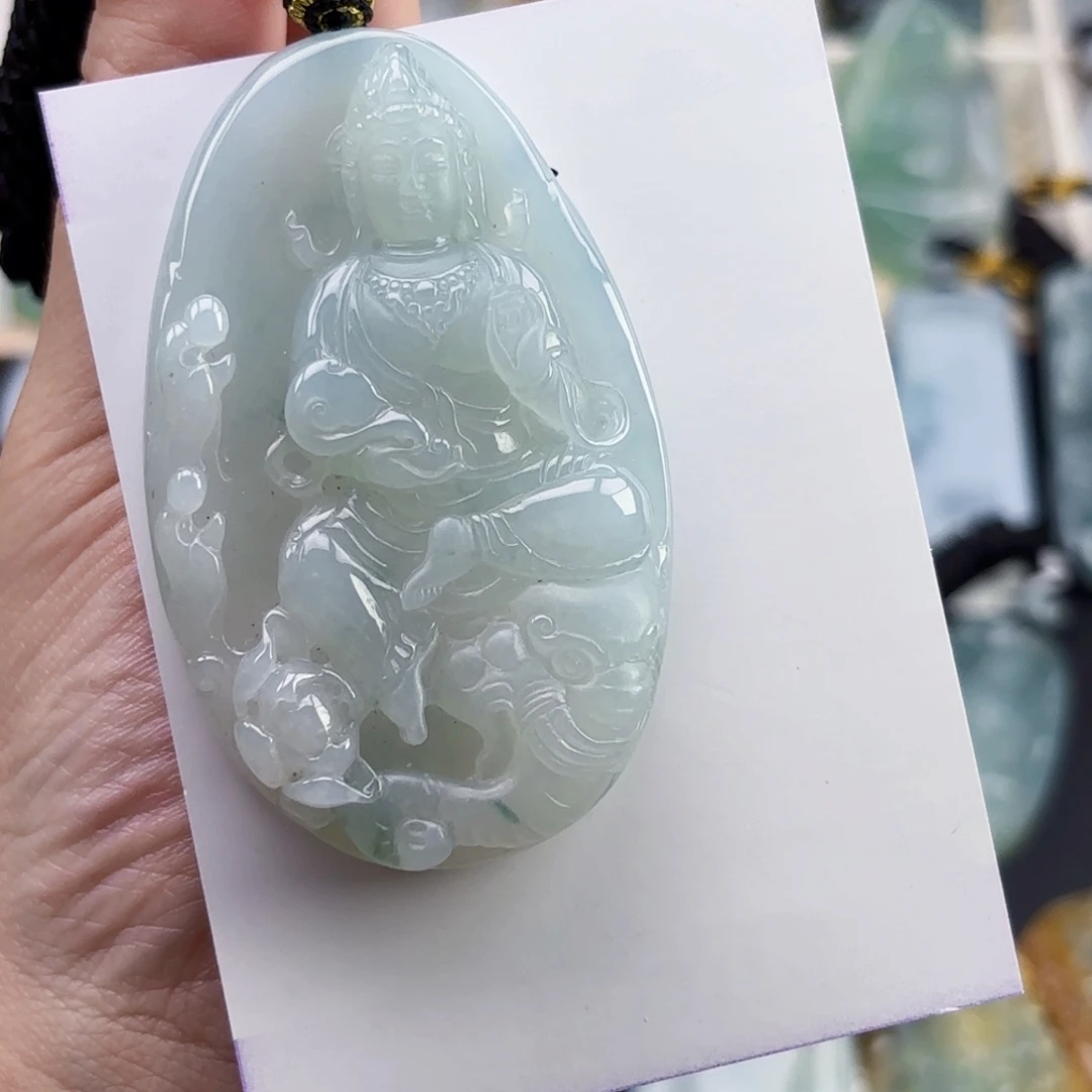*****颈饰未镶嵌翡翠普贤