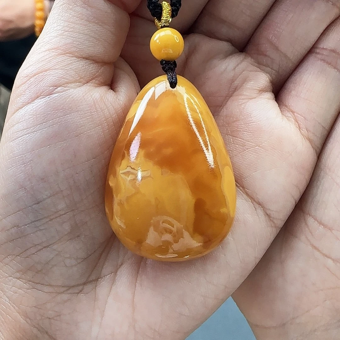 手链琥珀未镶嵌吊坠