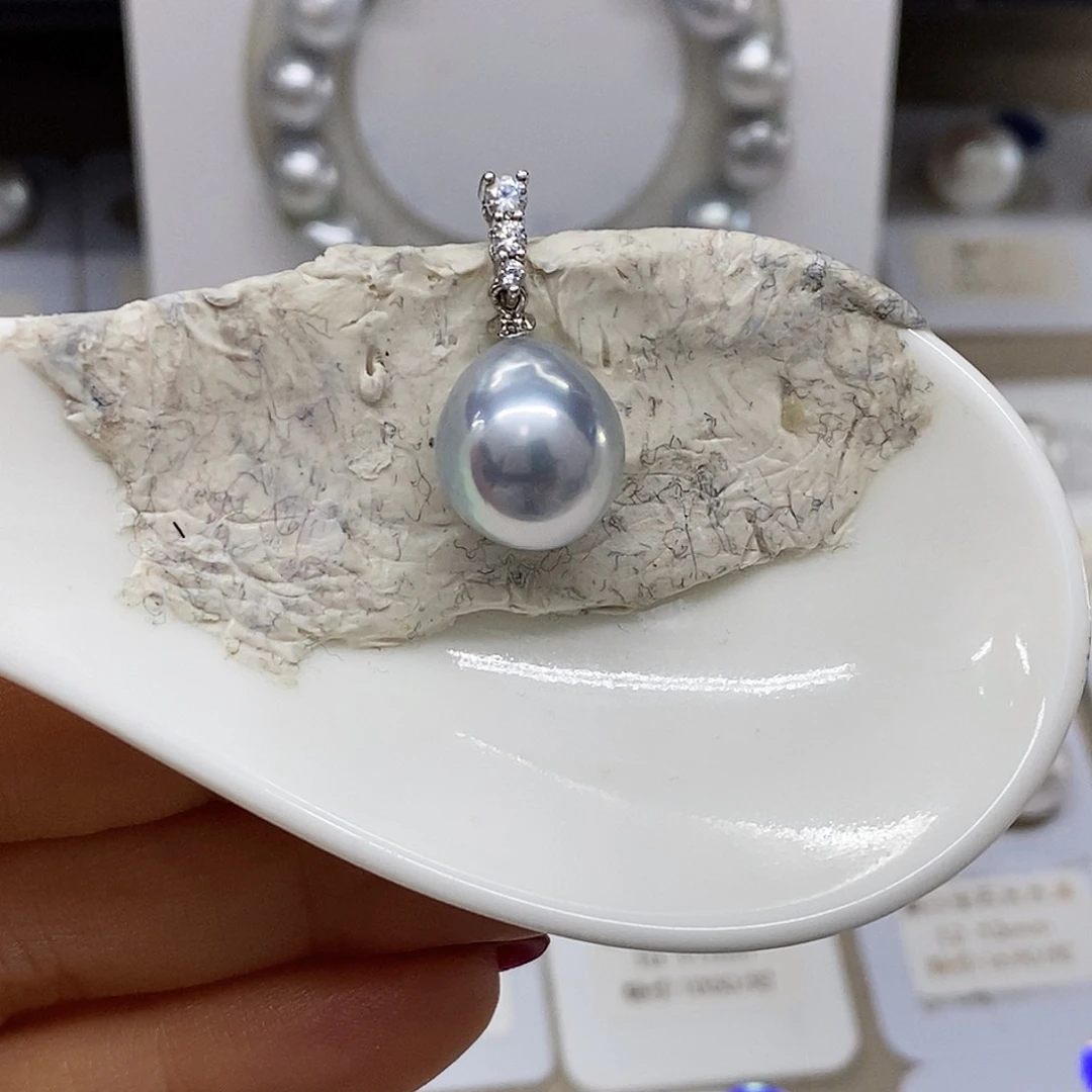 未镶嵌蓝雪11➕单颗海水珍珠