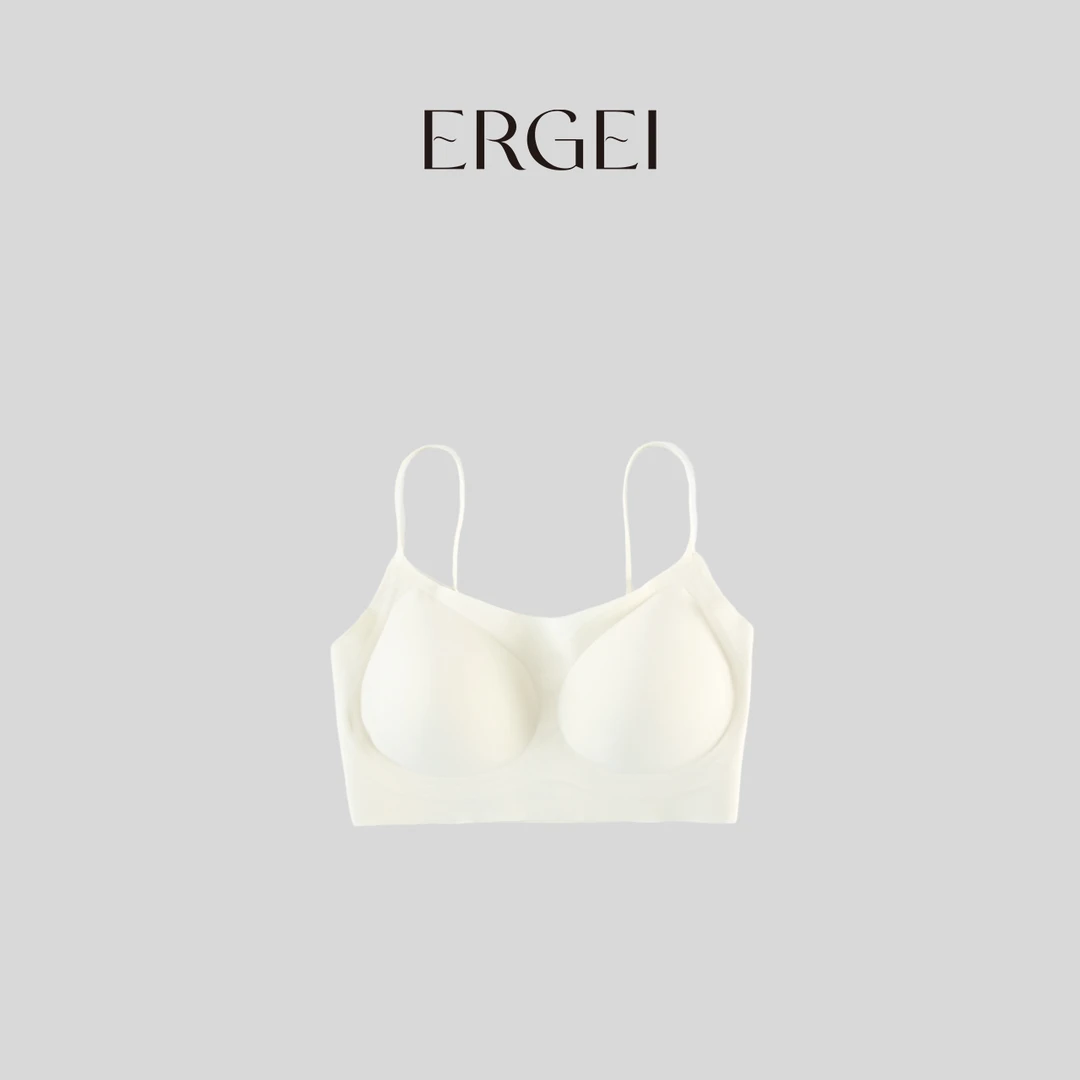 云朵肌隐形内衣细肩带不透色薄款背心式文胸舒适短款时尚百搭