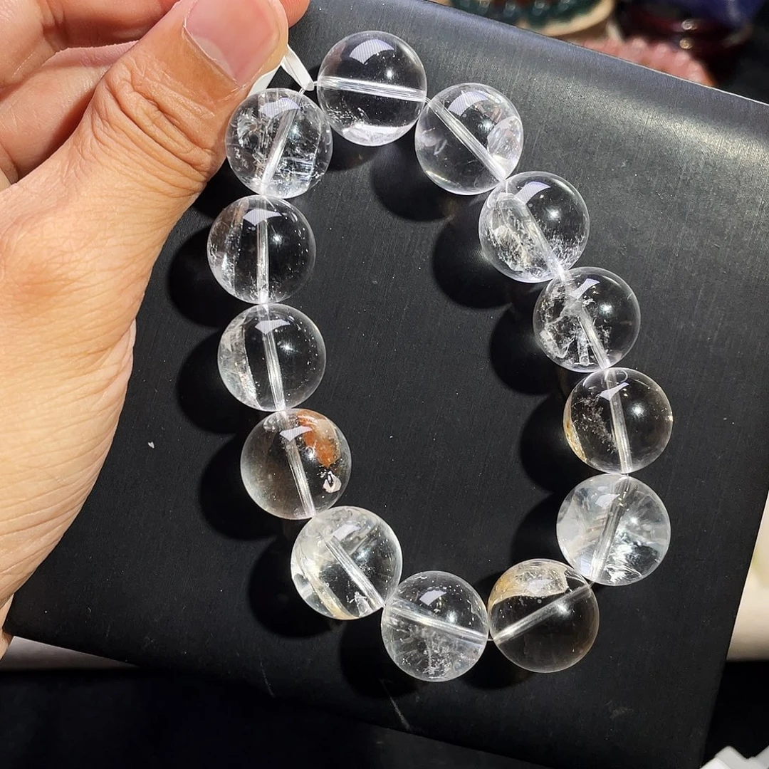 手链水晶未镶嵌彩虹晶中晶17.5mm