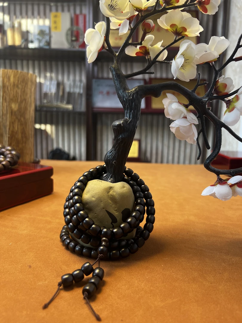 多圈9mm*108颗直切莺歌绿老料香味好手工珠串DIY编织