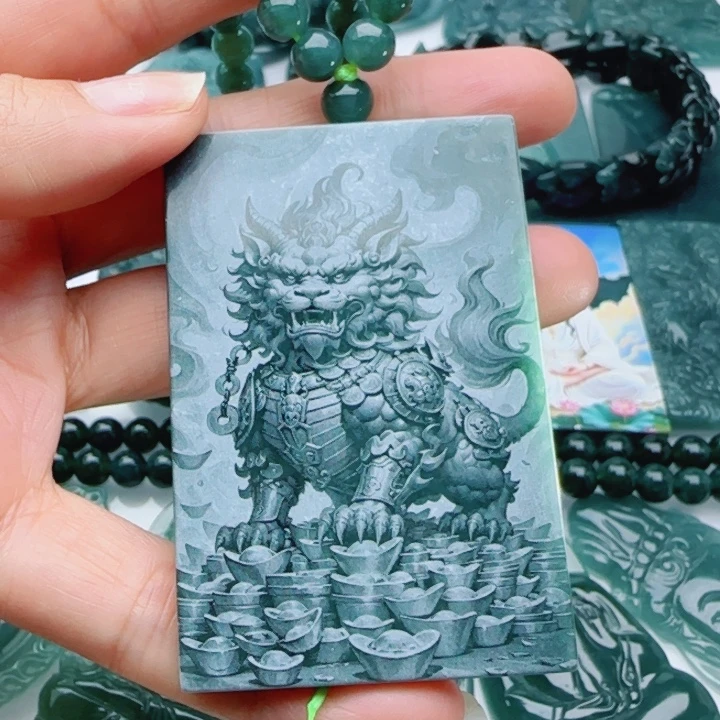 翡翠未镶嵌颈饰多样性发货天然A货翡翠