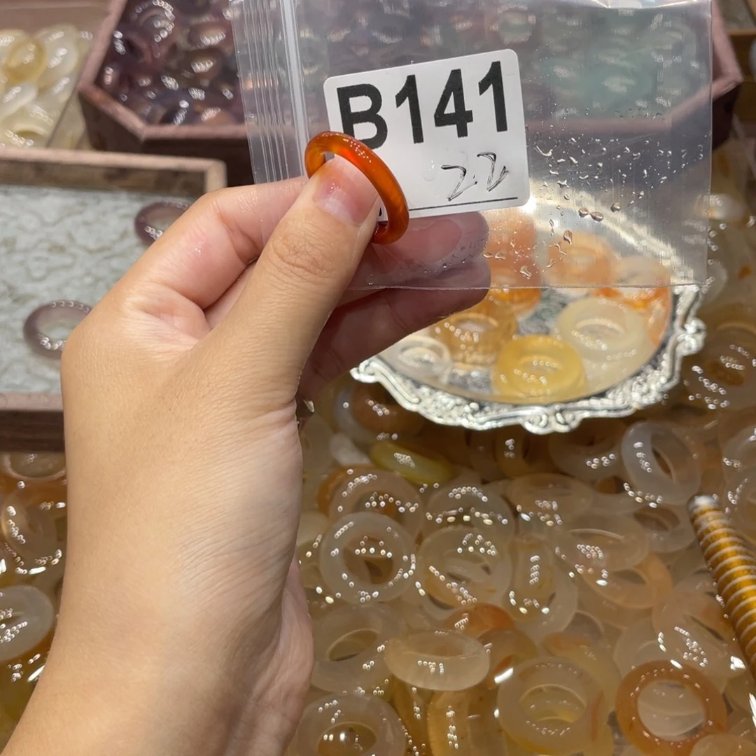 玛瑙/玉髓未镶嵌戒指141