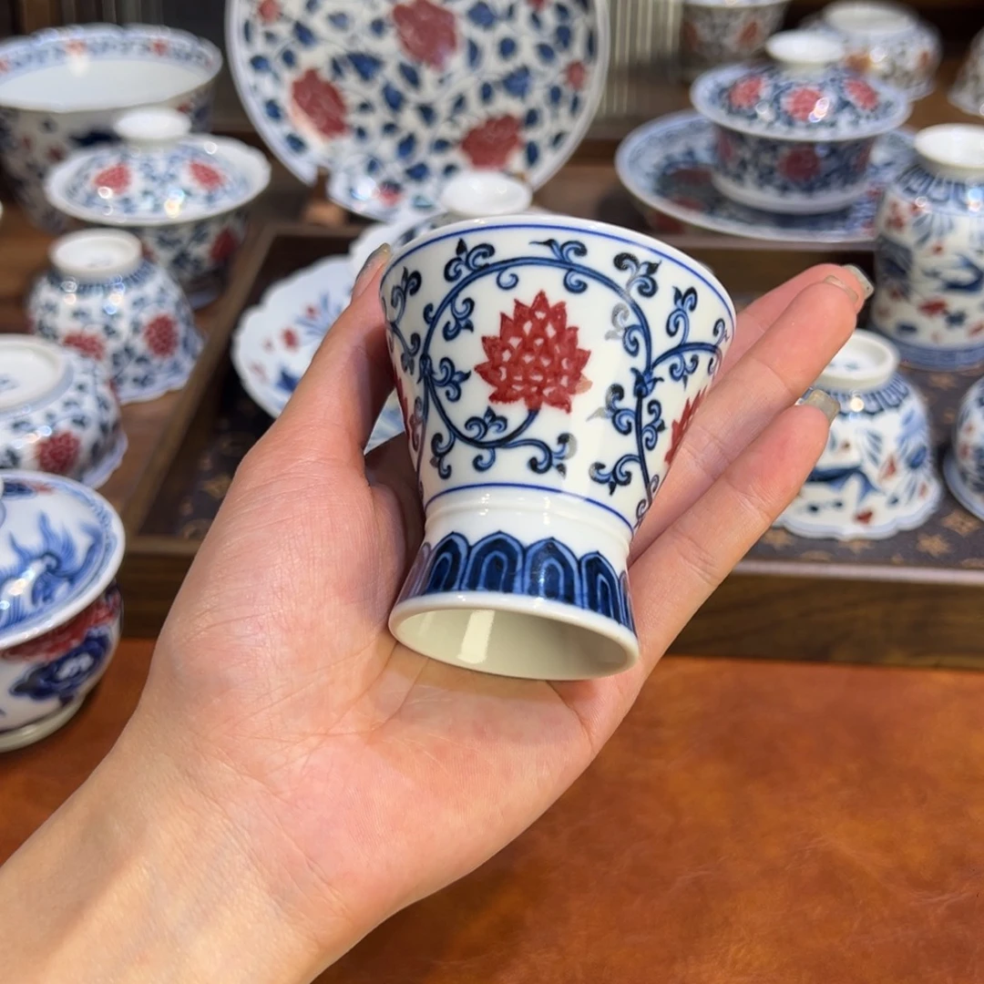 陶瓷摆件景德镇茶器百宝箱