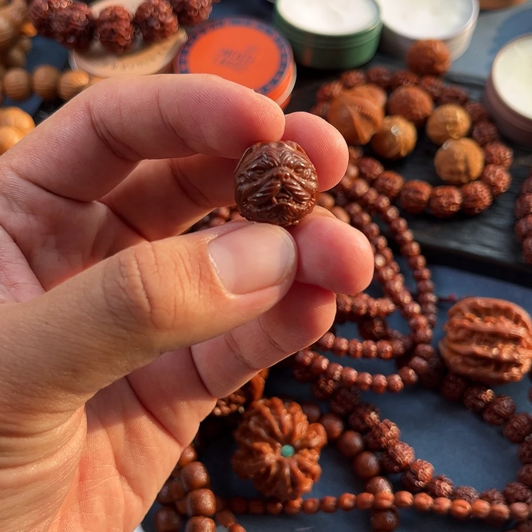 猴头核桃吊坠猴头