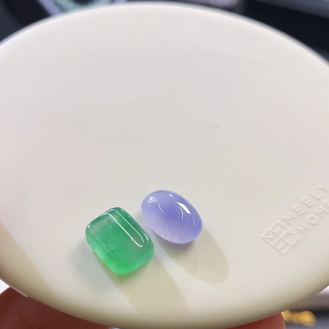 未镶嵌挂件翡翠一对裸石z