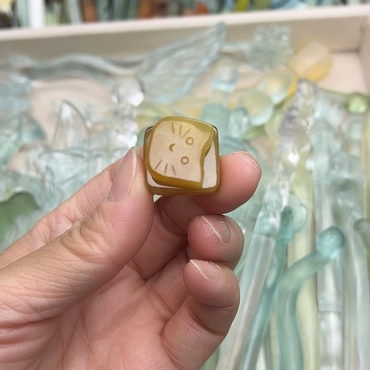 蛇纹石玉未镶嵌发簪