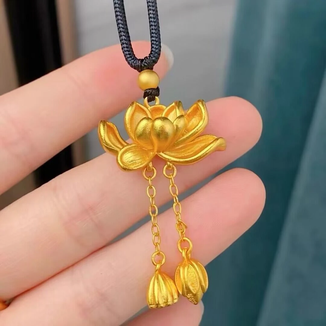 合金吊坠 精品荷花吊坠时尚精美