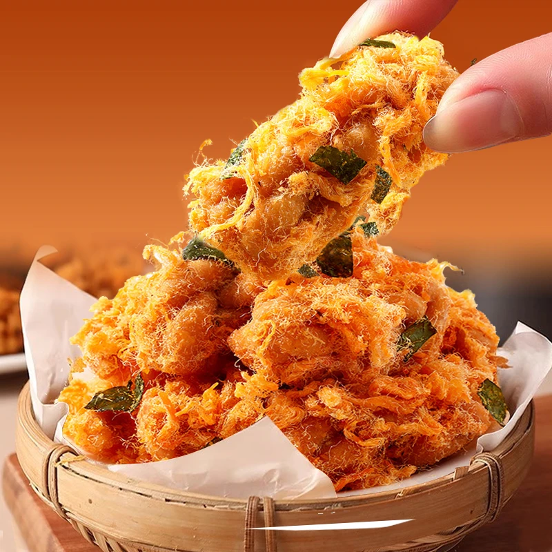 海苔肉松麻花传统特产糕点手工制作酥脆晚上解馋充饥休闲食品零食