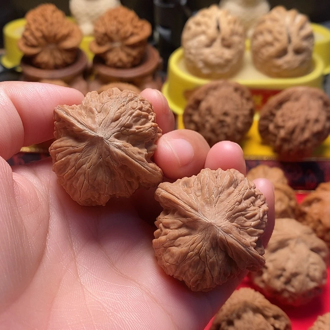 文玩核桃把件39尺全品山地磨