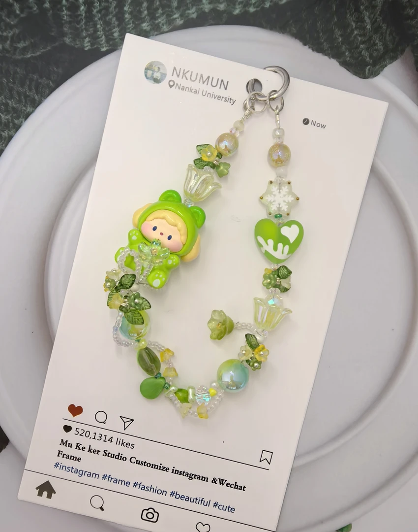 噜噜狗DIY手机链