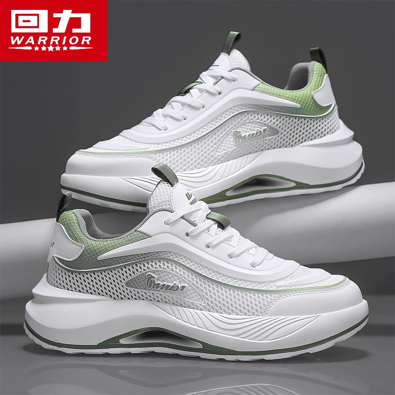 回力男鞋运动鞋2025秋季新款透气网面休闲鞋男士减震增高小白鞋潮