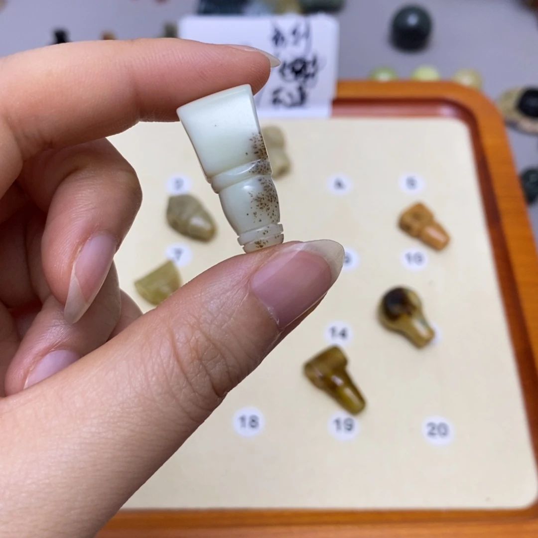 蛇纹石玉合金配饰锦***6