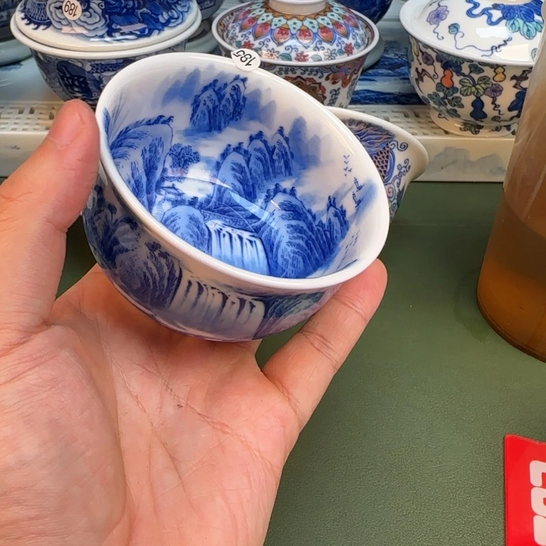 彦祖纯手工手绘茶具185