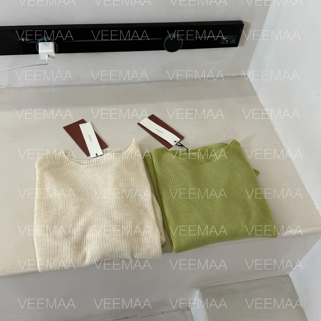 【Veemaa】西西里 显瘦细羊毛毛衣