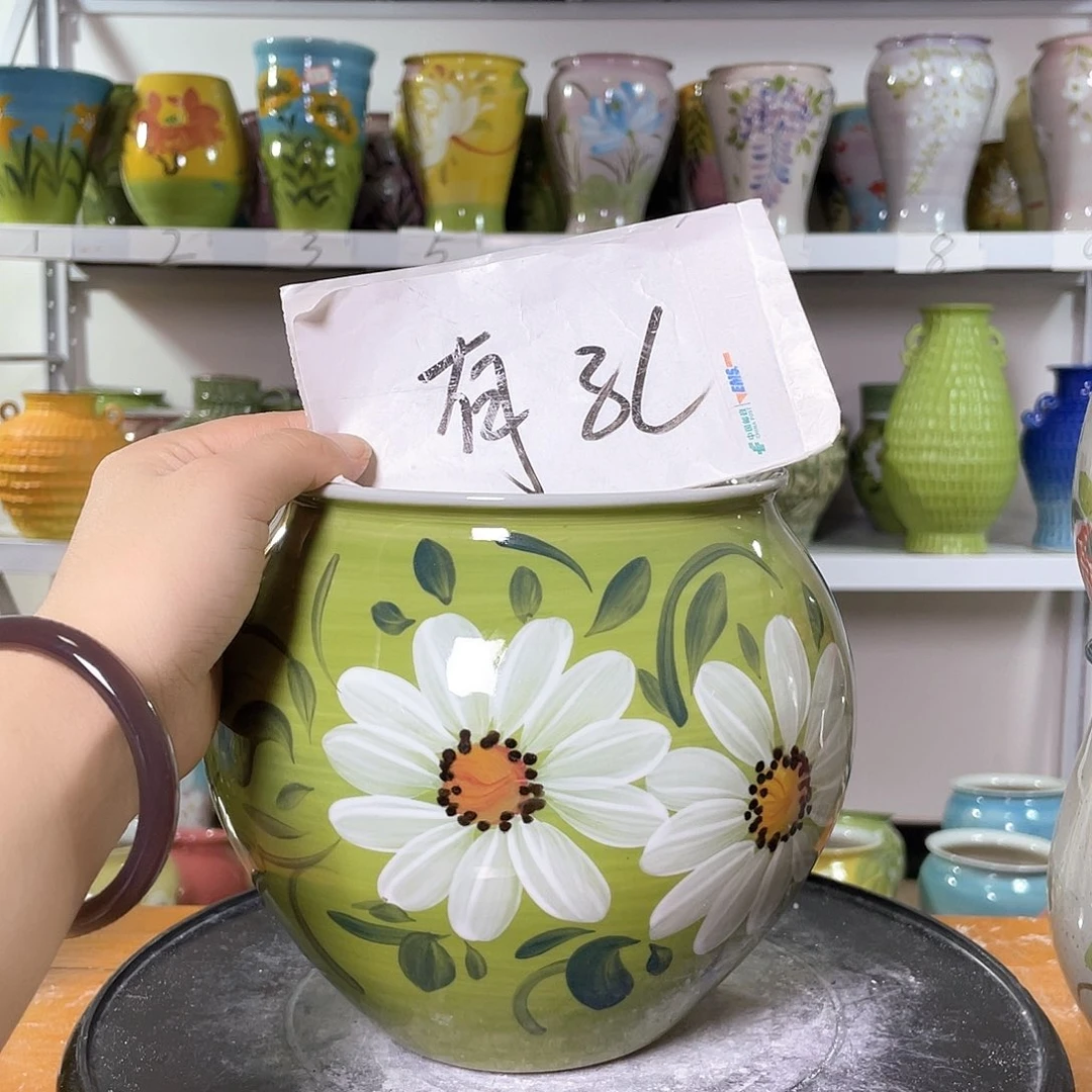 景德镇陶瓷花盆花器暇258
