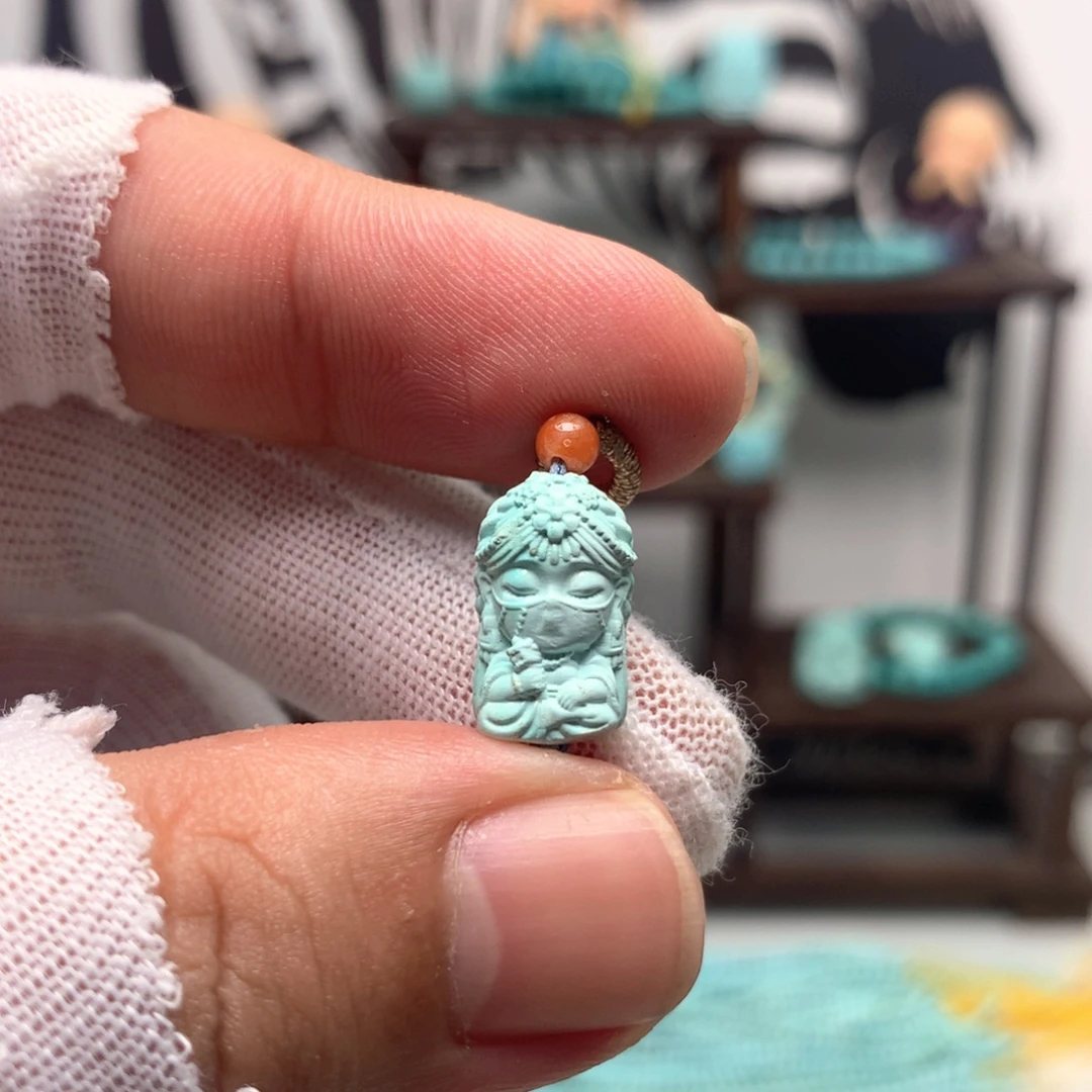 未镶嵌绿松石挂件