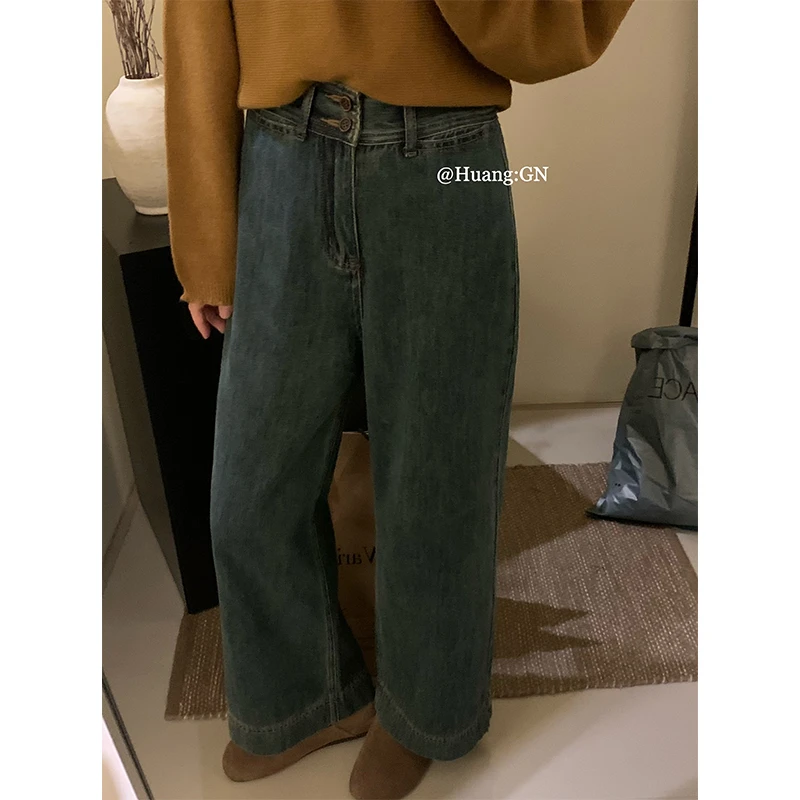 (清清)复古牛仔裤-1652