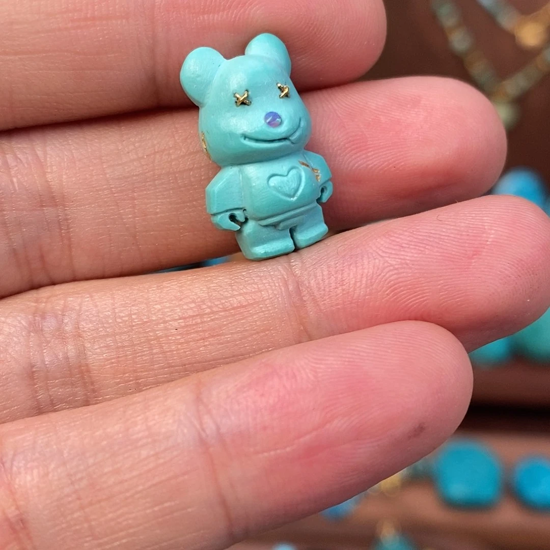 绿松石颈饰未镶嵌暴力熊