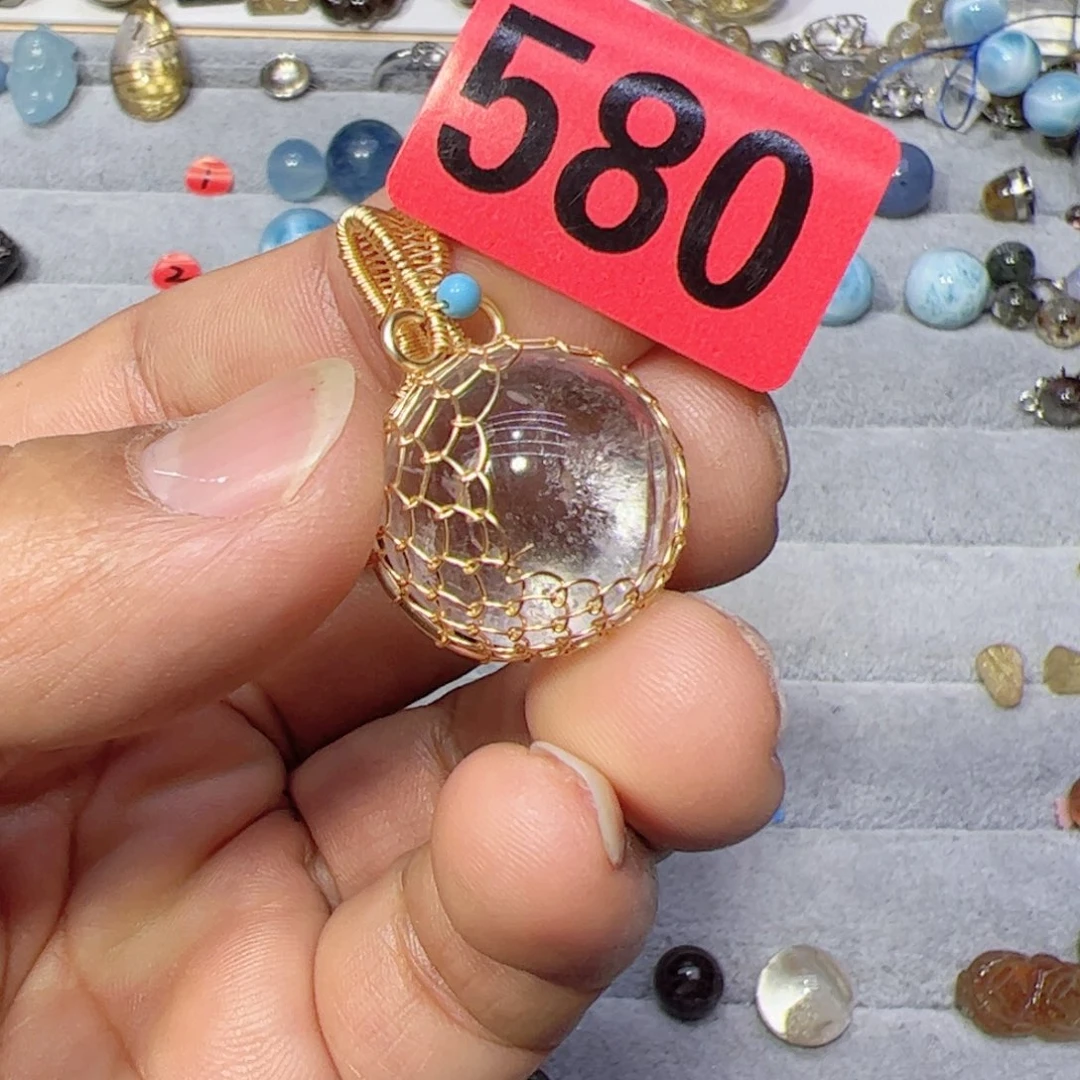 水晶颈饰未镶嵌天然水晶