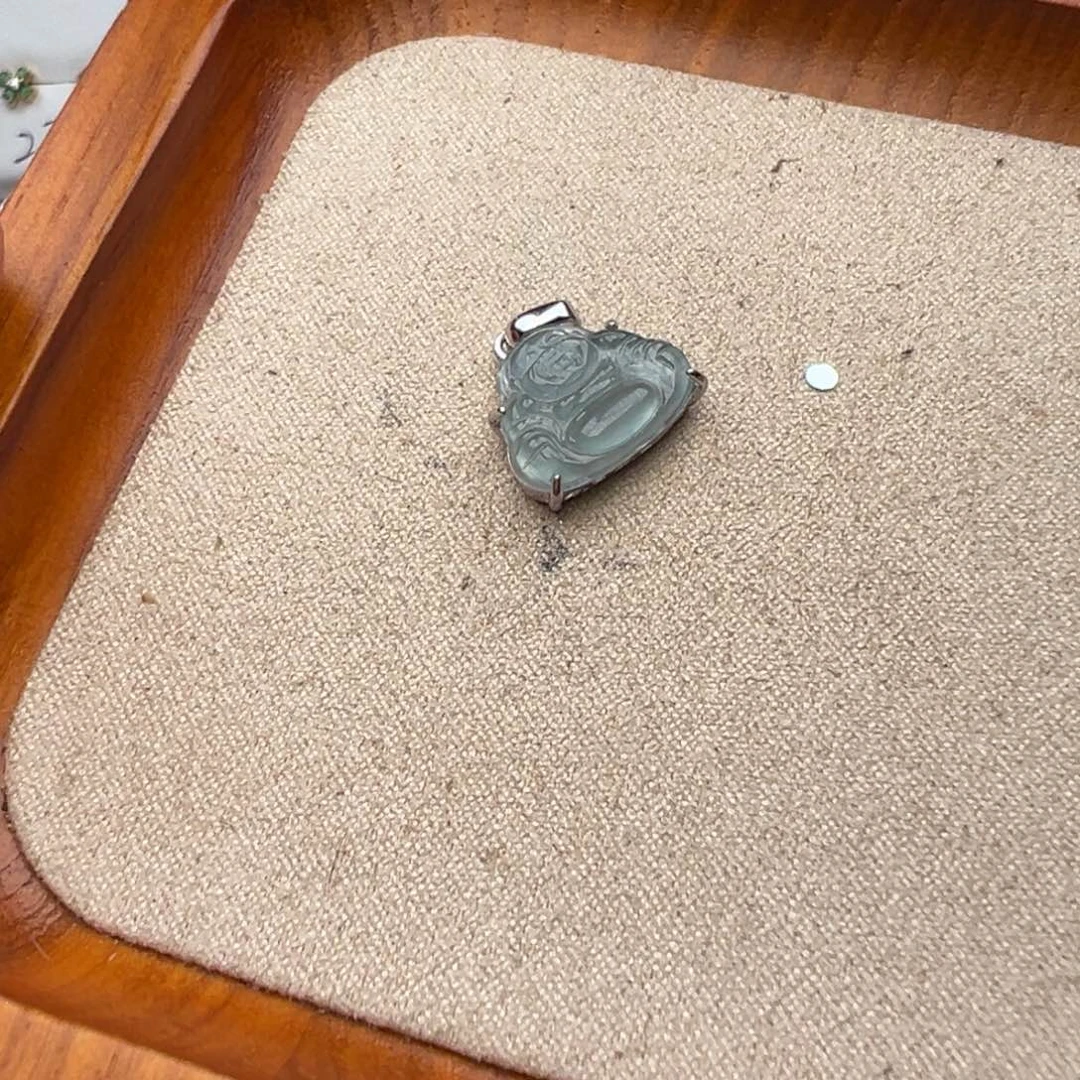 翡翠银S925镶嵌颈饰s***y吊坠