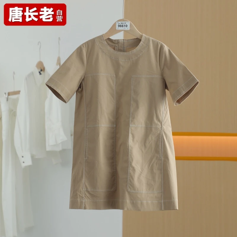【半价q仓-唐长老自营】货号96610童装新款短袖宽松舒适连衣裙JTZ
