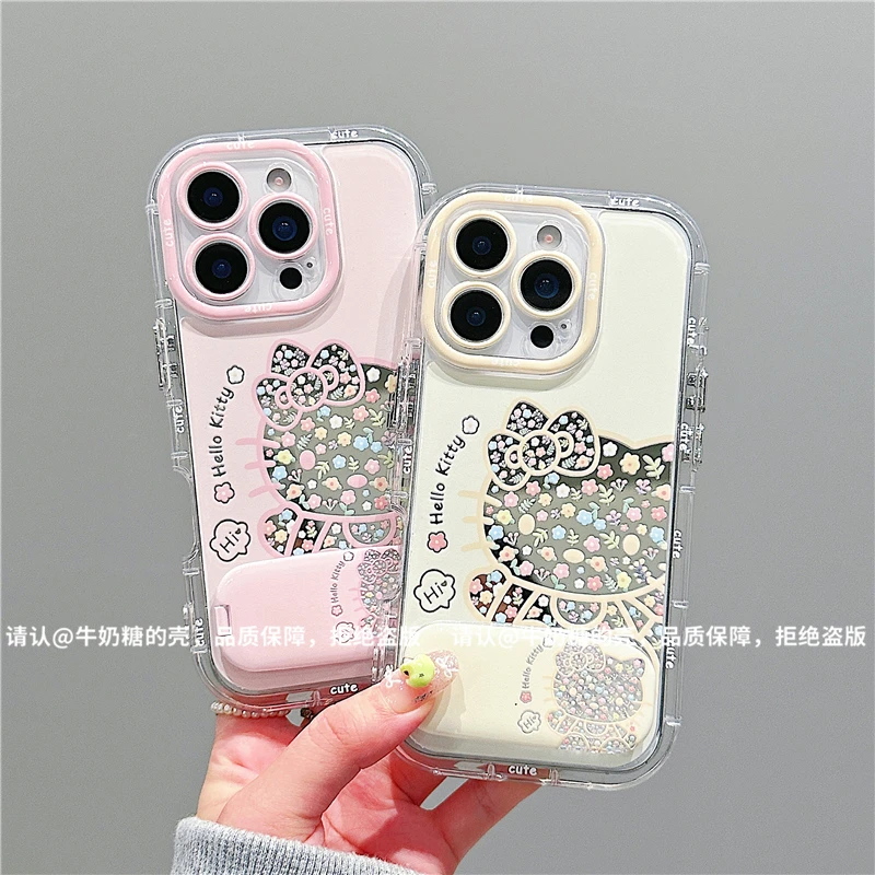 镜面奶油壳适用苹果17/iPhone/华为荣耀/OPPO/VIVO/小米手机壳潮