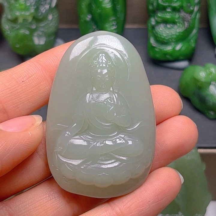 和田玉挂件未镶嵌