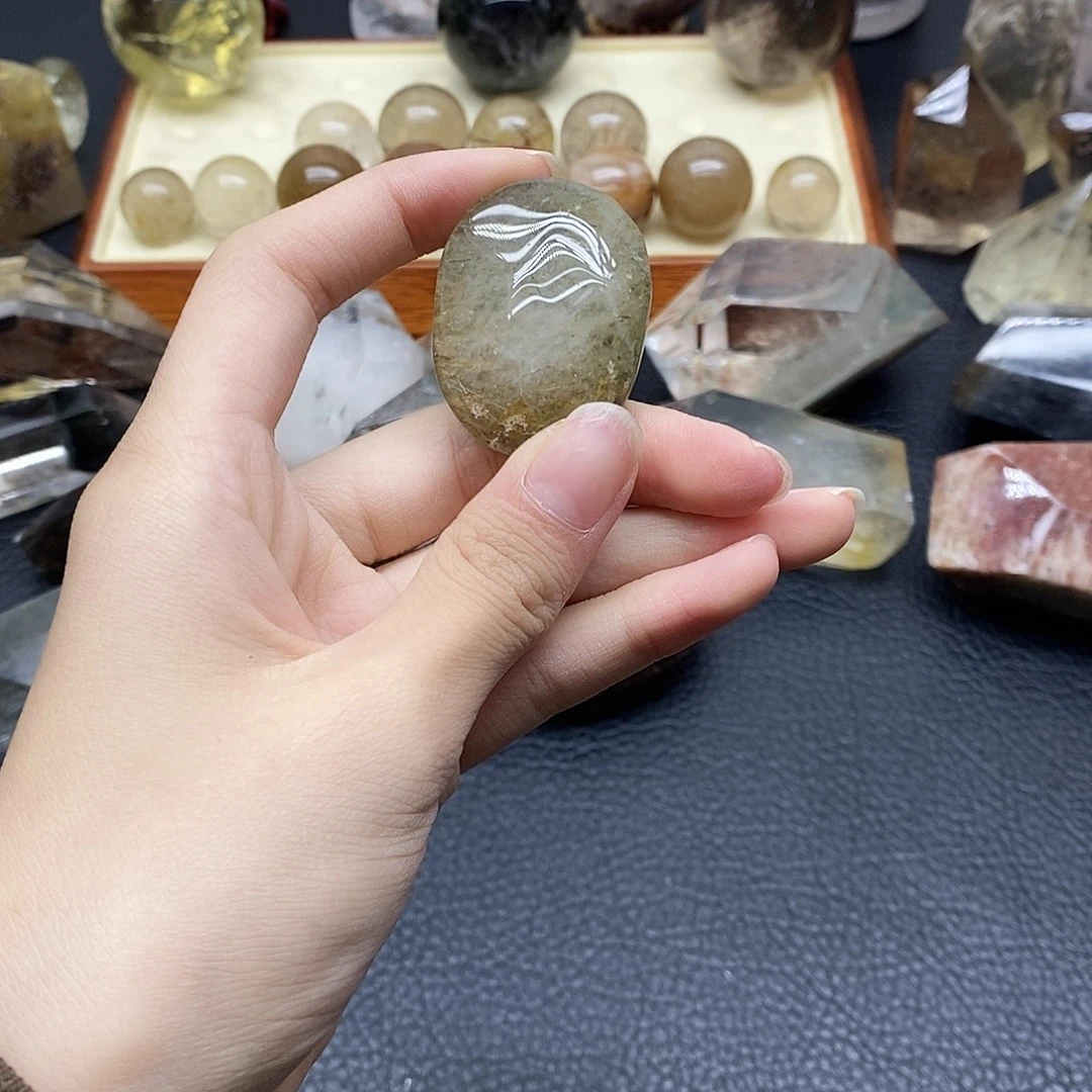 水晶珠宝半成品未镶嵌242水晶石