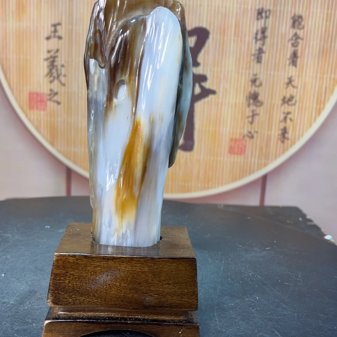 壶***翁硅化玉（树化玉）未镶嵌摆件