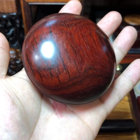 檀香紫檀（小叶紫檀）印泥盒