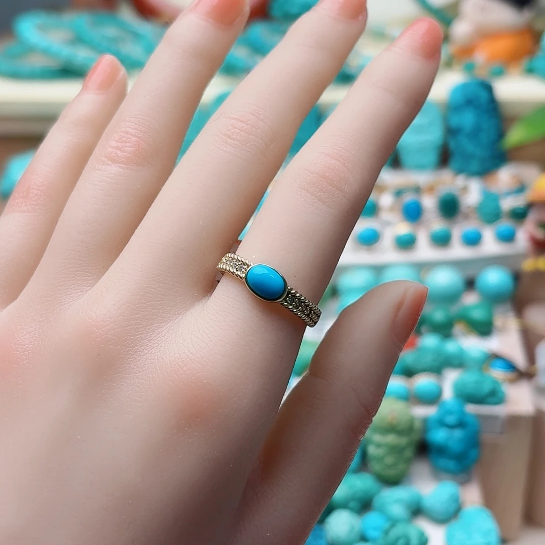 绿松石未镶嵌戒指