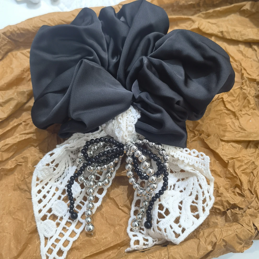 C516蕾丝蝴蝶结大肠圈