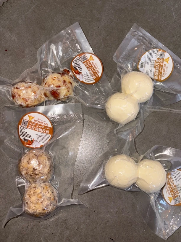 巴胡巴力酸奶 核桃 巴旦木酸奶疙瘩 四包8个