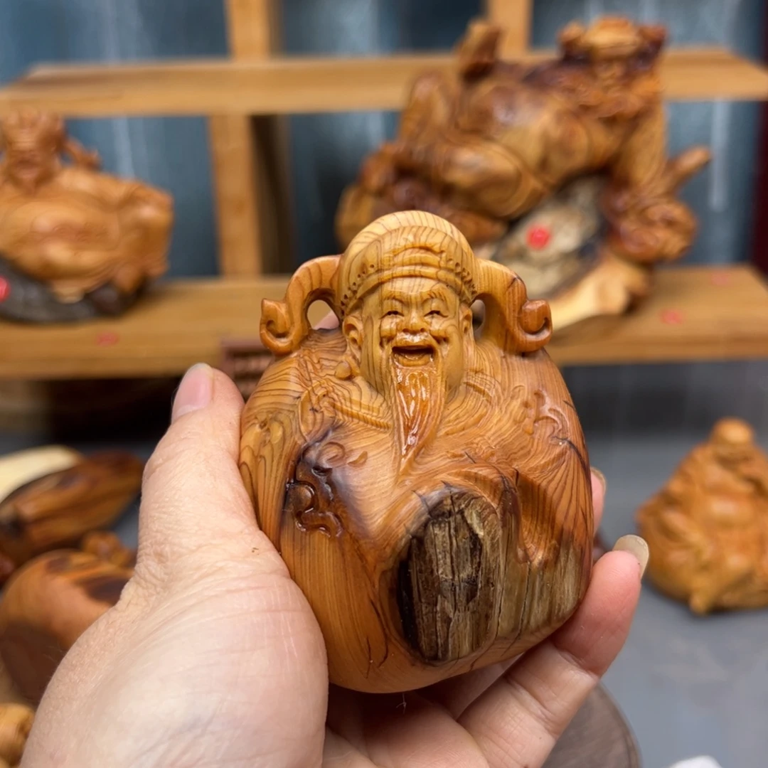 北***九柏木崖柏木摆件手把件