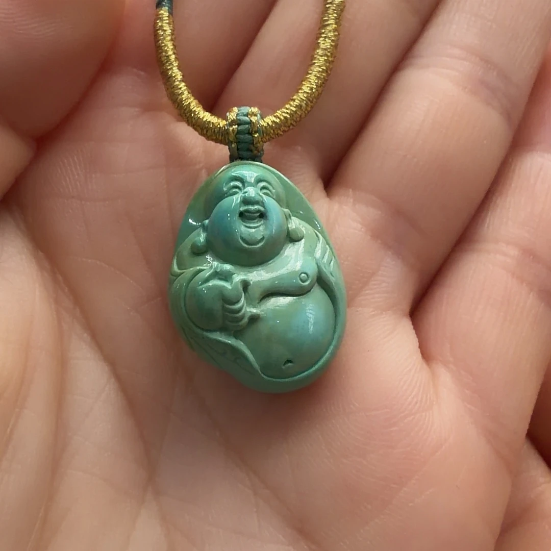 绿松石未镶嵌颈饰