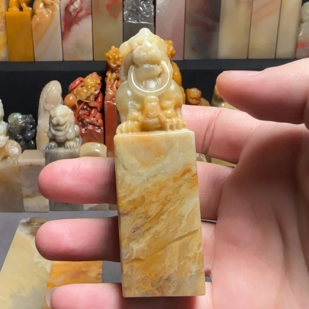 巴林石印石黄花冻