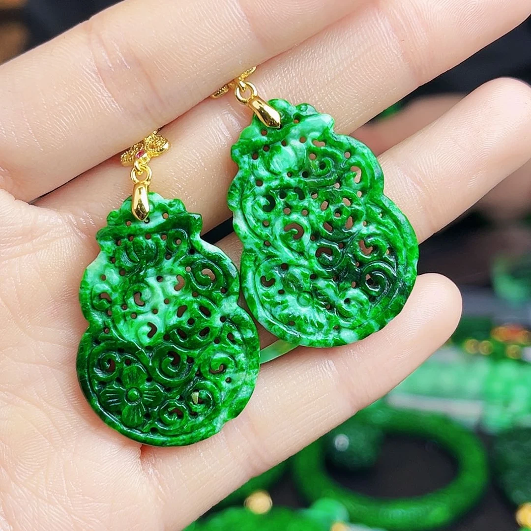 颈饰银S925镶嵌翡翠多样性